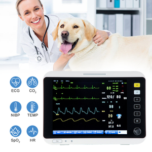 Máy Theo Dõi Thú Cưng Vet Multipara Etco2 Máy Theo Dõi Thú Y Cầm Tay Ecg Resp Nibp, Multiparametro Với Hoạt Động Đa Ngôn Ngữ - Product Image 2