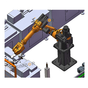 Roboter drehmaschine Stanzen Bohren Fräsen Polier maschine Last entladen Teile Roboter CNC-Teile Laden Entladen Cobot Roboter - Product Image 3