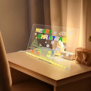 Glow Create Transparent Acryl Zeichenbrett Nachtlicht