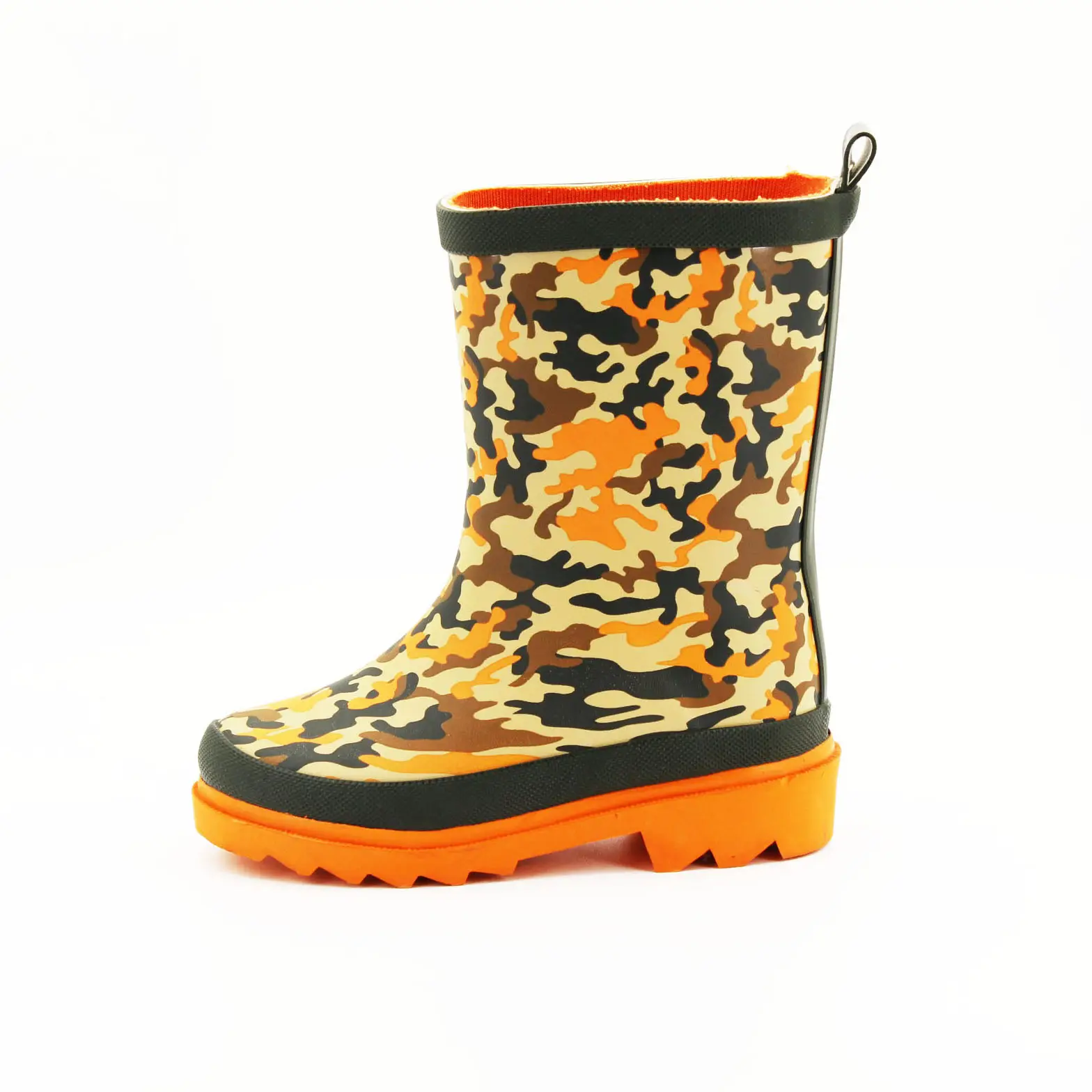 Botas de goma impermeables con estampado para niños, nuevo diseño, Botas de lluvia