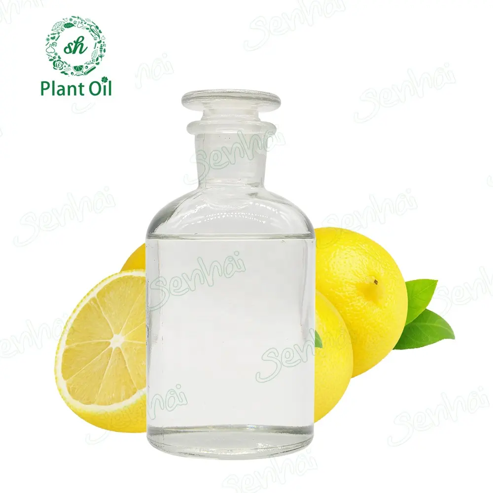 Precio bajo de fábrica 100% aceite de perfume de sabor natural de grado alimenticio natural puro D limoneno con muestra gratis