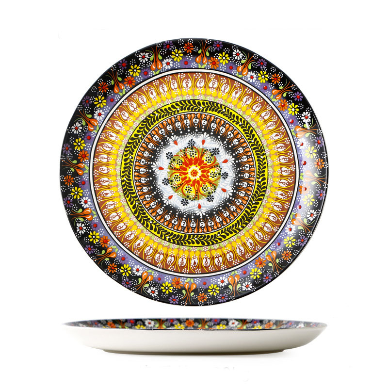 black plate