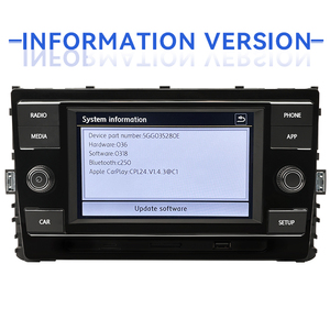 Otomatik multimedya oynatıcı ayna MIB 035 035 280E VW için araba radyo Carplay MQB Golf 7 MK7 <span class=keywords><strong>B8</strong></span>