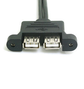 9-pin dişi kablo anakart için çift usb 2.0 a dişi, 0.3m, 0.5m bilgisayar anakartı - Product Image 5