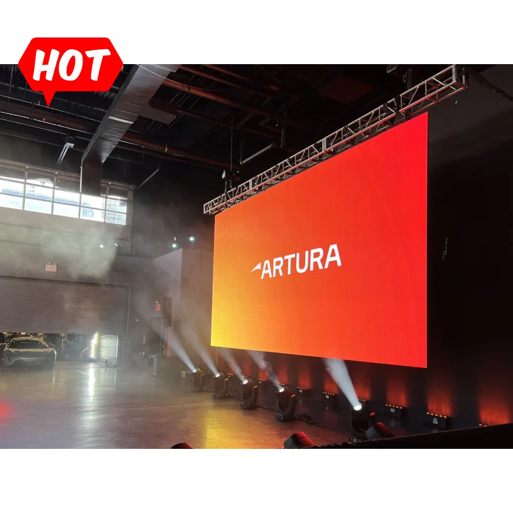 P3.9 P3.91 3X5 Indoor Verhuur Beursstand Led Videomuur Compleet Systeem 3M X 4M 4M X 3M Led Events Scherm Intern