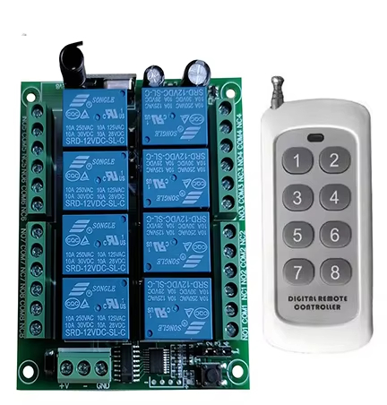 Bleu 24V 433MHZ