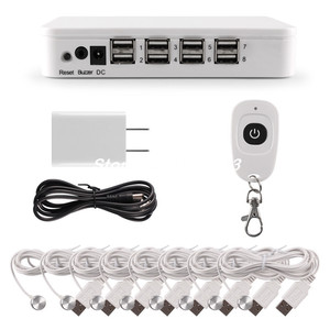 Sistema de alarma de pantalla de seguridad para ordenador portátil, Cable de Sensor de ordenador seguro para afeitadora, bolígrafo, cámara, PC, 6/8/10 puertos - Product Image 5