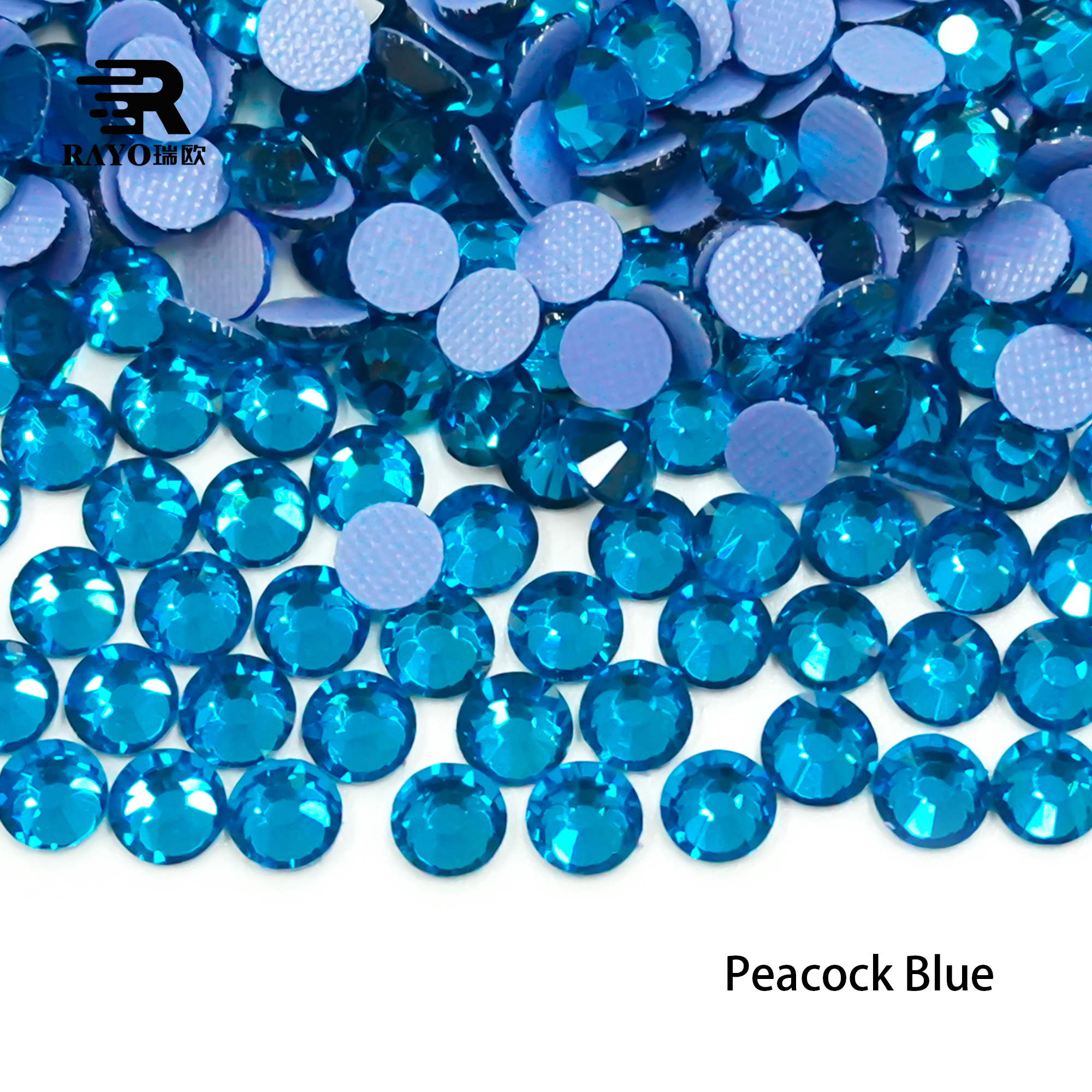 Azul pavo real