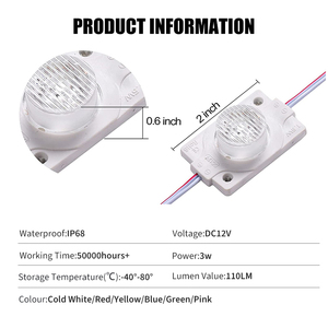 RCJ ไฟ LED 12โวลต์กันน้ำโมดูล LED สูงสดใสกลางแจ้ง3วัตต์2835ฉีดโมดูล LED ป้ายโฆษณากล่อง - Product Image 3