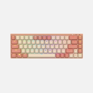 HC681 Mechanical Gaming <strong>Keyboard</strong> 70% Creamy Sound Black Backlit Customized Layout for IOS Android Mac Win