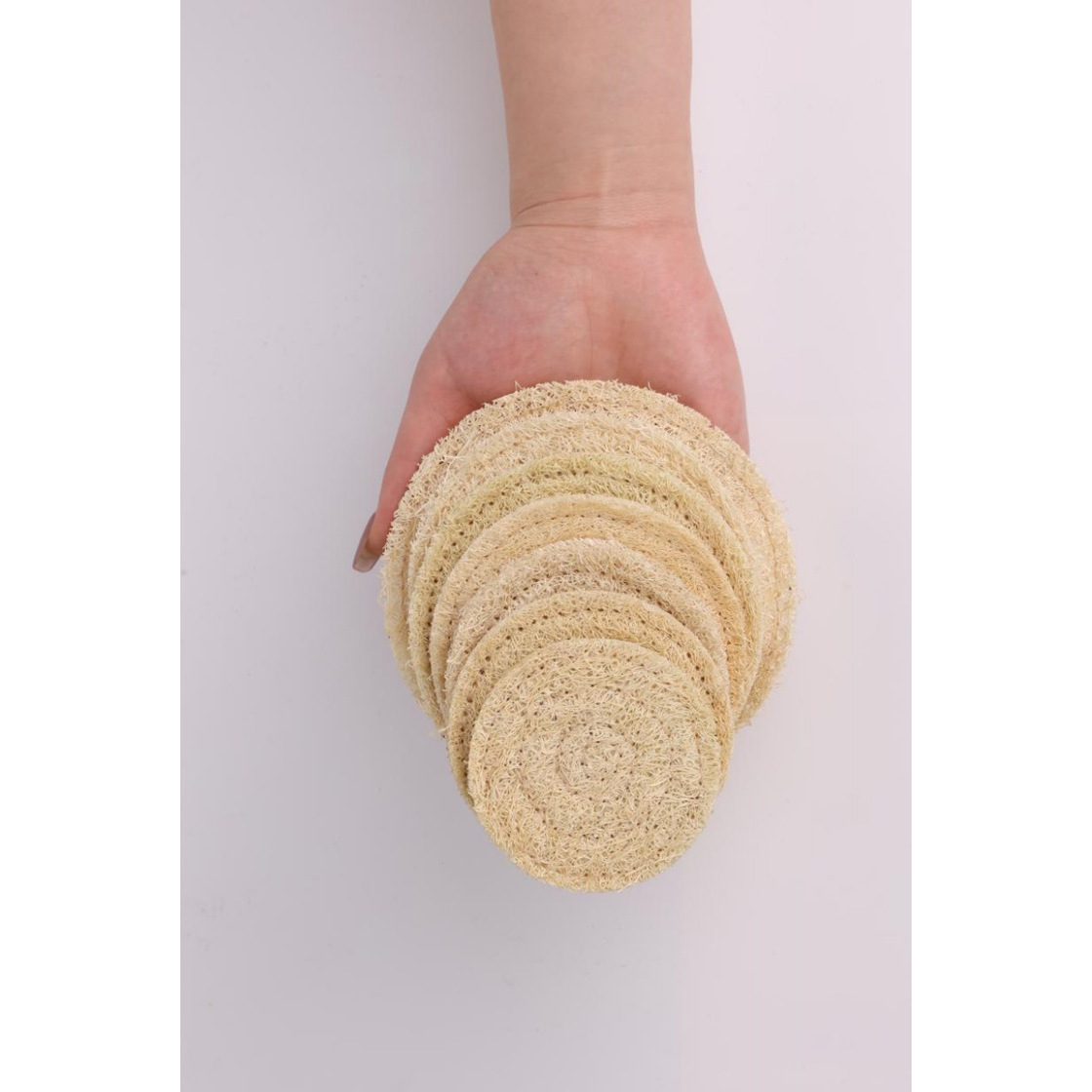 Posavasos de lufa de 7 cm