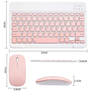 Orange Chargeable <strong>Keyboard</strong> and <strong>Mouse</strong> Combo Multimedia Mini Wireless <strong>Keyboard</strong> and <strong>Mouse</strong> Combos for Smartphone <strong>Android</strong> windows - Product Image 3