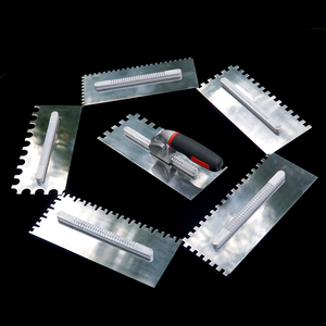 Chuyên Nghiệp Masonry Có Thể Thay Thế Lưỡi 420 Thép Không Gỉ Trowel Set Với Kẽm Hợp Kim Cao Su Xử Lý - Product Image 4