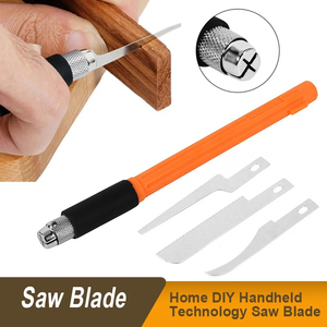 Çok fonksiyonlu Mini jilet Set ev DIY el zanaat testere bıçağı modeli küçük testere ağaç İşleme el aletleri - Product Image 2