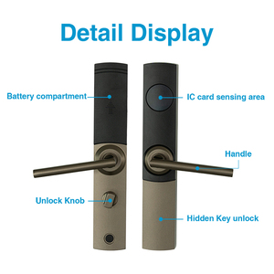 Yönetim yazılımı sistemi ile büyük promosyon elektronik dijital Rfid ile otel odası için akıllı anahtar kart kapı kilidi - Product Image 3