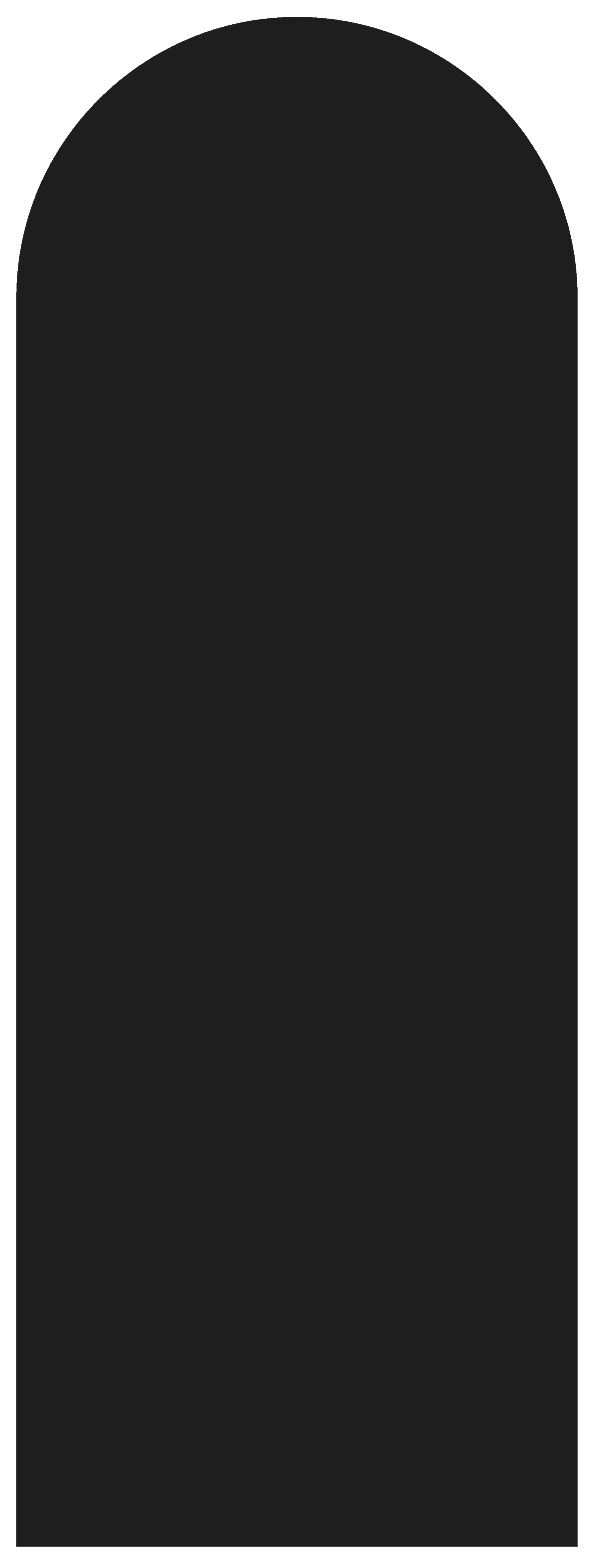 Black Arched Yoga Mat