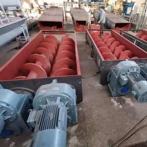 Dubbele Shaftloze Schroeftransporteur Met Hoog Koppel 10% Een Energiebesparende Fabriek Voor Het Ontwerpen Van Biomassa-Materialen - Product Image 1