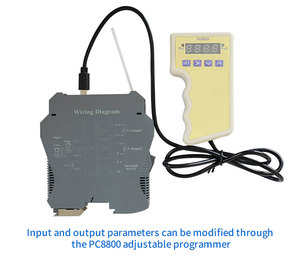 DQ703HB Signal Isolator 1 <strong>Input</strong> 2 <strong>Input</strong> <strong>Output</strong> 4-20mA Signal Converter Signal Splitter Current Separator - Product Image 3
