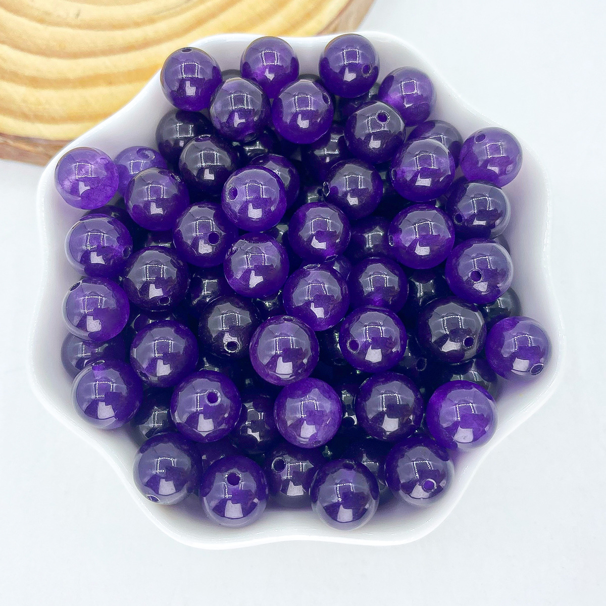 Calcédoine violet foncé