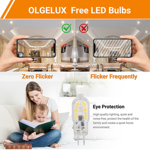 หลอดไฟ LED G4ดวง12V 1.5W ของโรงงานจีน,หลอดไฟ LED ให้ความสว่างสูงไม่มีสโตรโบสโคปประหยัดพลังงานต่ำ Bule - Product Image 3