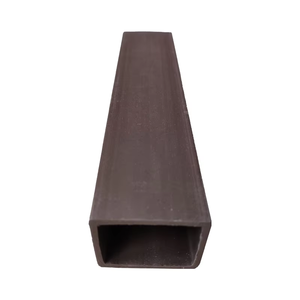 Materiales decorativos de tubo de madera cuadrado de columna WPC Interior impermeable de fábrica con techo de cubierta de PVC