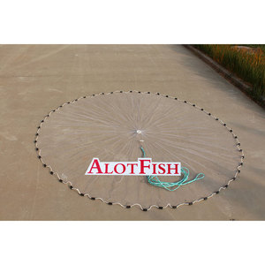 1/4&quot; Inch <strong>Mesh</strong>(1/2&quot; Str)En Joy Fish Mono Filament American Drawstring Cast <strong>Net</strong> Throwing Cast <strong>Net</strong> - Product Image 2