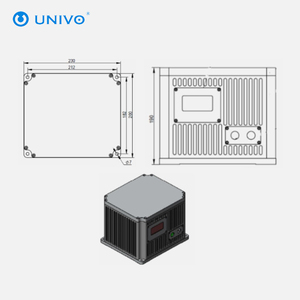 UNIVO UBFS-A North Seeker Navigation System Fiber Optic <strong>Gyroscope</strong> Sensors GNSS RS422 Attitude Angle 0.06° 30W 6.1kg