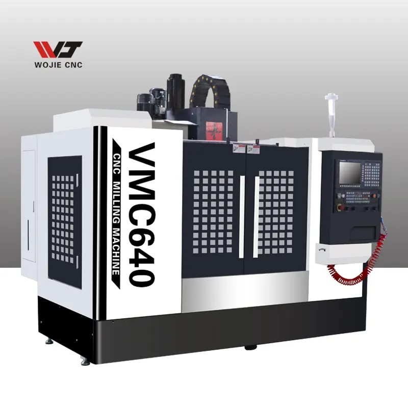 Fresadora de 4 ejes CNC VMC640, centro de mecanizado chino