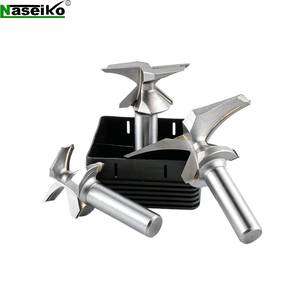 Naseiko iki kenarlı ark bükme freze kesicisi ağaç İşleme karbür kesici yerleştirme dairesel ark entegre kesici - Product Image 2