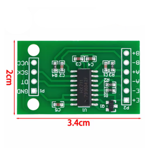 HX711モジュール + 圧力センサーセット計量センサー電子スケールモジュール1/5/10/20KG - Product Image 1