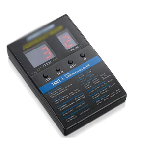 RCカープログラムカードLEDプログラムボックスXERUN/FlyfunシリーズカーブラシレスESC用2Cプログラムカード - Product Image 1