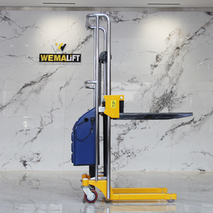 Paletten kraftwerk Mini Semi Electric Paletten stapler neues Modell Electric Load Stacker Semi Electric Stacker mit Plattform - Product Image 1