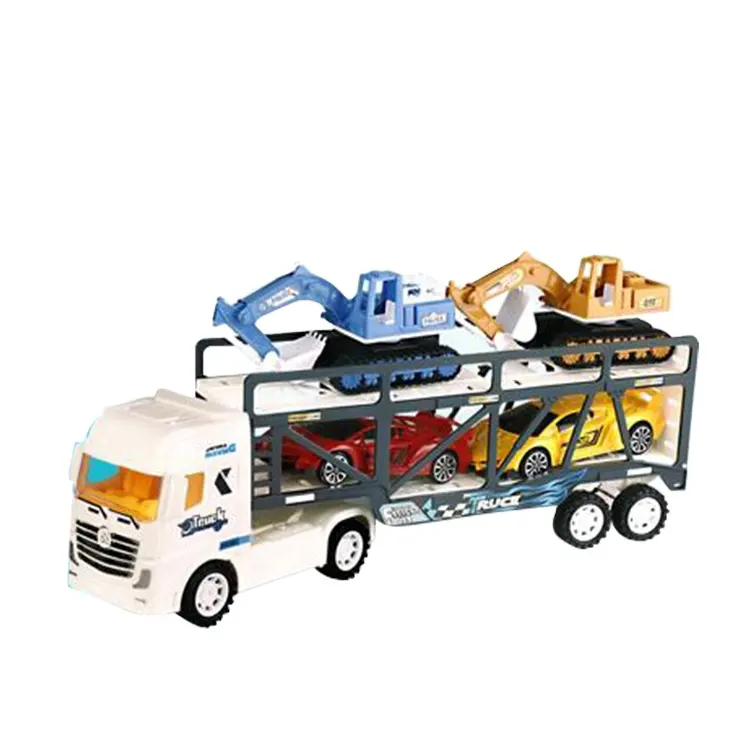 Simulatie Traagheid Tractor Wrijving Transporter Speelgoed Vrachtwagen Voor Kinderen