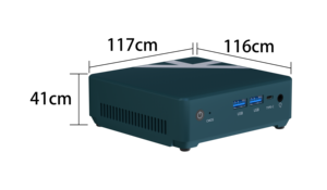 Yctipc intel Alder Lake N100 DDR4 M.2 SSD 2lan 1G RJ45 dp hd-mi type c mini computer mini mini computer - Product Image 3