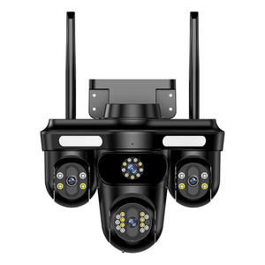 Cámara CCTV de 20mp y 4 lentes, Wifi inalámbrico PTZ 360, intercomunicador bidireccional, cámara de red IP para exteriores, 8k, 4K, cámara con Zoom 10X - Product Image 6