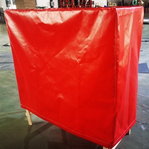 En kaliteli ağır Tarp PVC yeniden kullanılabilir palet örtüsü koruyucu palet örtüsü için endüstriyel kullanım palet PVC kapak - Product Image 2