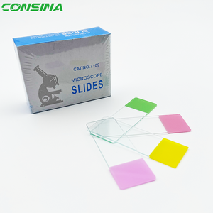 <strong>Laboratory</strong> Consumable Glass <strong>Microscope</strong> <strong>Slides</strong> Clips Colored Frosted Prepared <strong>Microscope</strong> <strong>Slides</strong> 7109 - Product Image 4