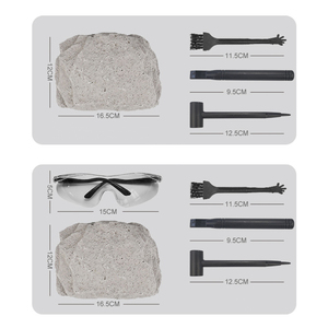 恐龙化石骨骼挖掘挖掘DIY学前学习教育茎科学套装儿童玩具 - Product Image 2