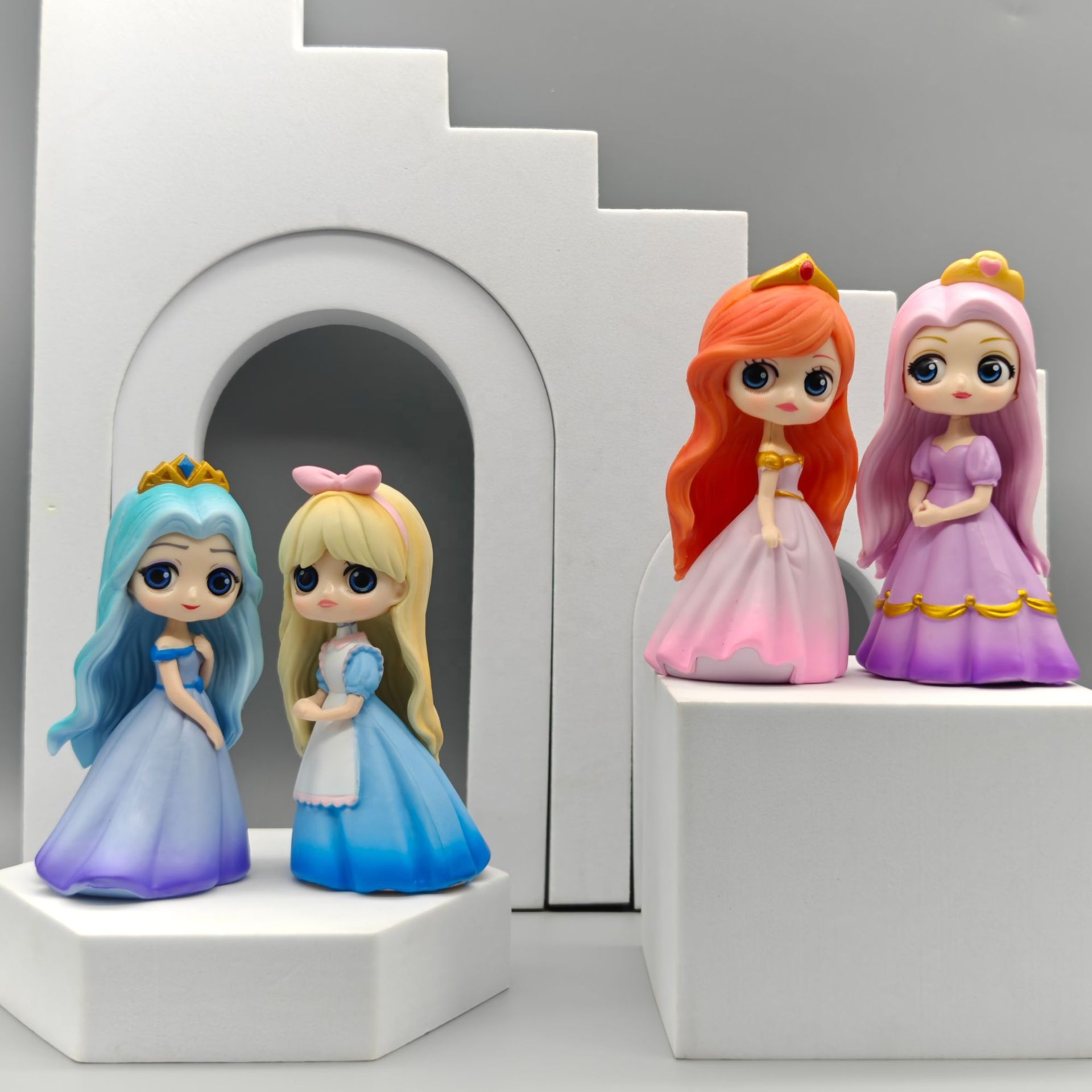 Set 4 fairy tale princesses