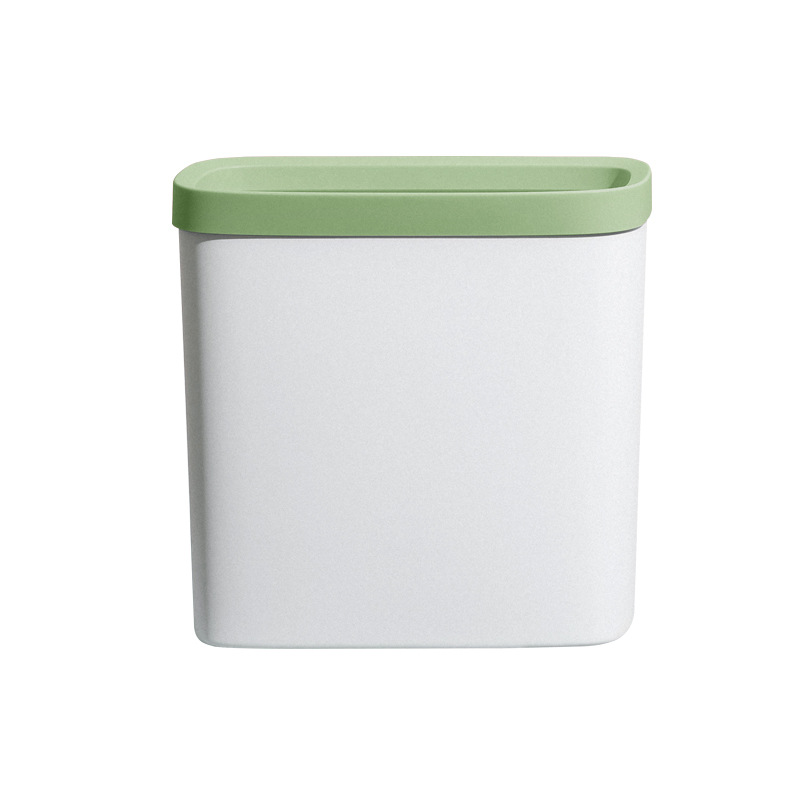 Warm white tub body with dark green pressure ring