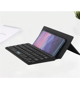 迷你可折叠BT键盘便携式无线键盘超薄旅行折叠键盘适用于I.Phone I.Pad Mac安卓 - Product Image 1