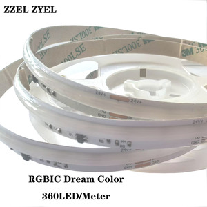 Traum farbe 360LED 8mm 24V WS2811 RGBIC COB LED Smart Strip Light Programmier barer LED-Streifen mit fließender Verfolgungs licht atmosphäre - Product Image 3