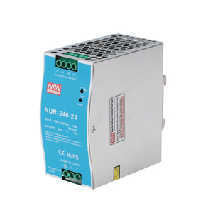 NDR-240W-24V工业可调开关电源模块定制交流380v/220v/110v输入和5A输出电流 - Product Image 1