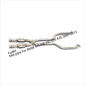 BMW M3 E90 E92 E93 4.0L 2007-2013用304SSエキゾーストミッドパイプ車のエキゾーストチューニングはパフォーマンスを向上させます