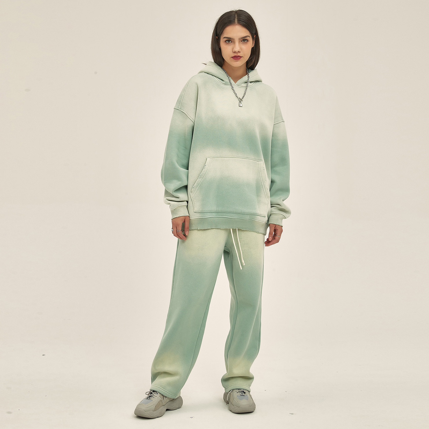 Conjunto verde claro