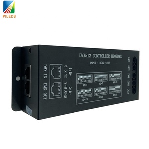H807DMX 1024 Pixel LED DMX Decoder Controller RF connessione 12V tensione DMX512