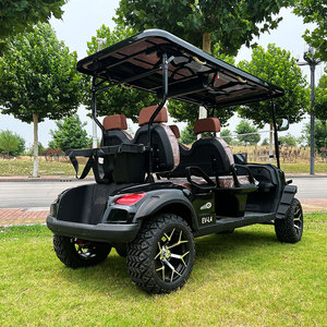 電動ゴルフカートクラシックハンティングカート観光用電動ゴルフカート新品4 + 2シート電動ツーリングカークラブカー