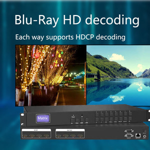 工厂16进32出视频矩阵开关1080p机架安装HDCP 1.3 16X32视频矩阵切换器，带IP控制器和应用程序 - Product Image 2