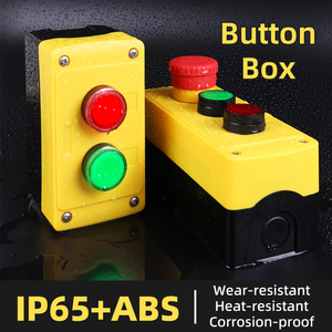 Hban bottoni Maker 22mm di plastica interruttore IP65 impermeabile connessione a pulsante scatola - Product Image 2