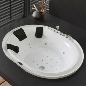 Hot Sale 2 Meter große Drop-In Massage Badewanne 2-Personen-Whirlpool SPA für Apartment Schlafzimmer oder Villa verwenden
